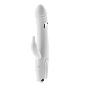 MizzZee - Electric Shock Dual Vibrator Wand (Chargeable - White)